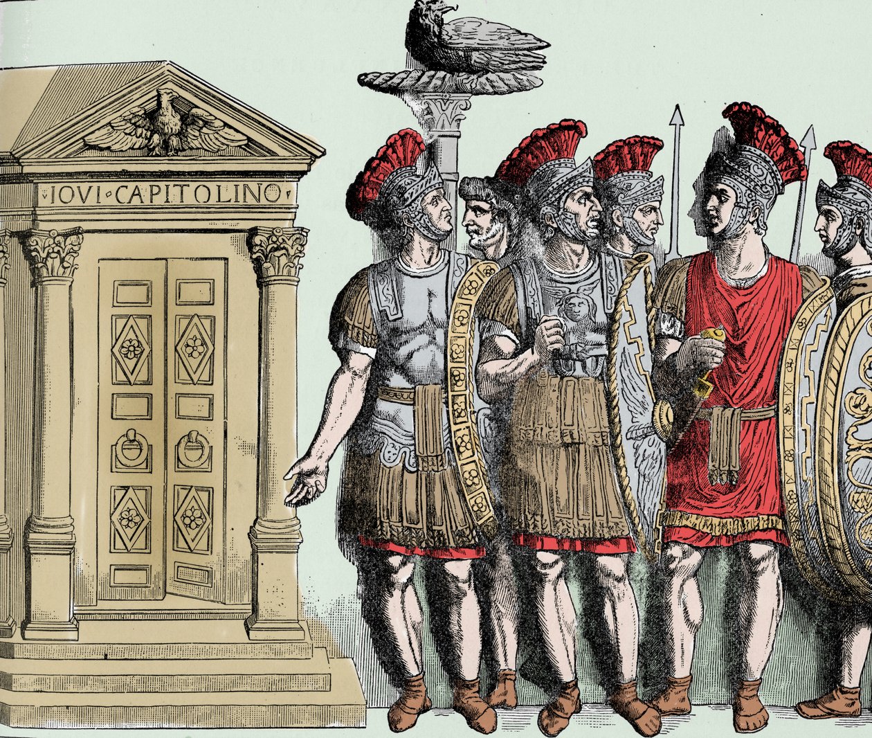 Romeinse Rijk: Pretorianen - Romeinse Oudheid; de Pretoriaanse Garde door Unknown artist