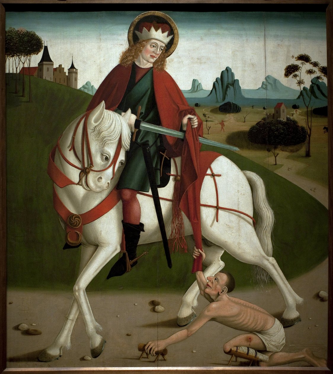 Sint Maarten en de bedelaar door Unknown artist