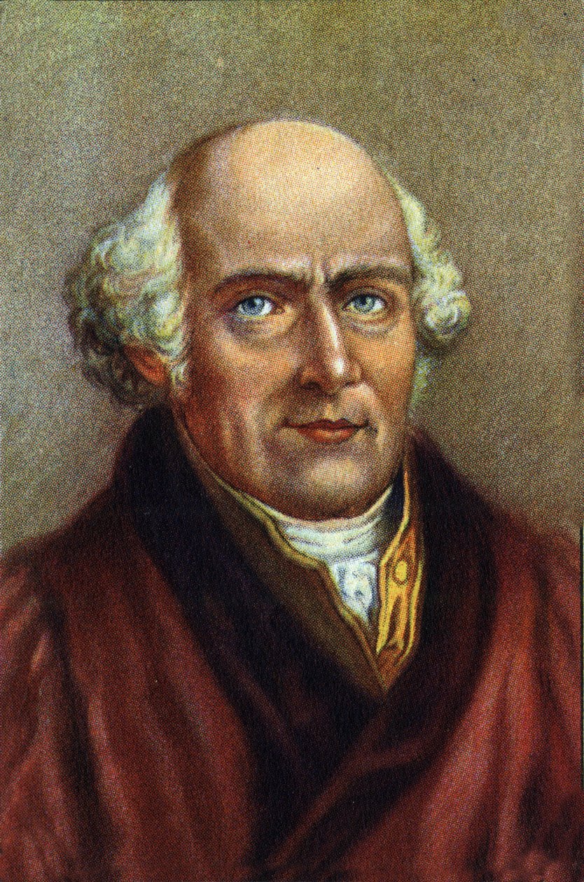 Samuel Hahnemann, vader van de homeopathie. door Unknown Artist