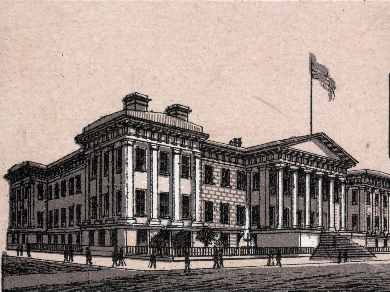 San Francisco, Verenigde Staten: uitzicht op de United States Branch Mint door Unknown artist