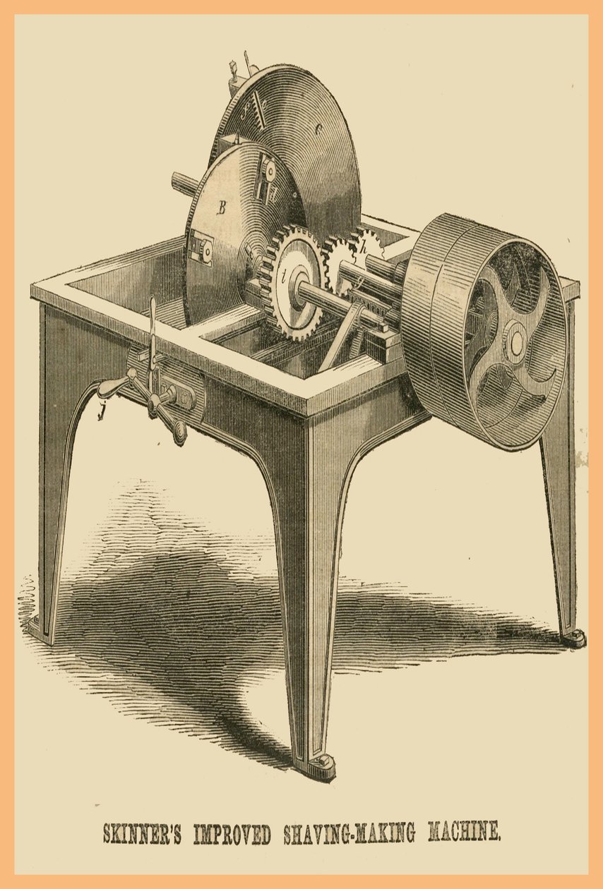 Skinners verbeterde scheermachine door Unknown Artist