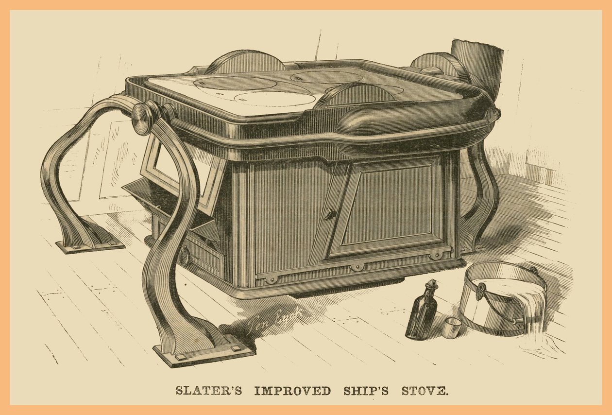 Slaters Verbeterde Schepen Kachel door Unknown Artist