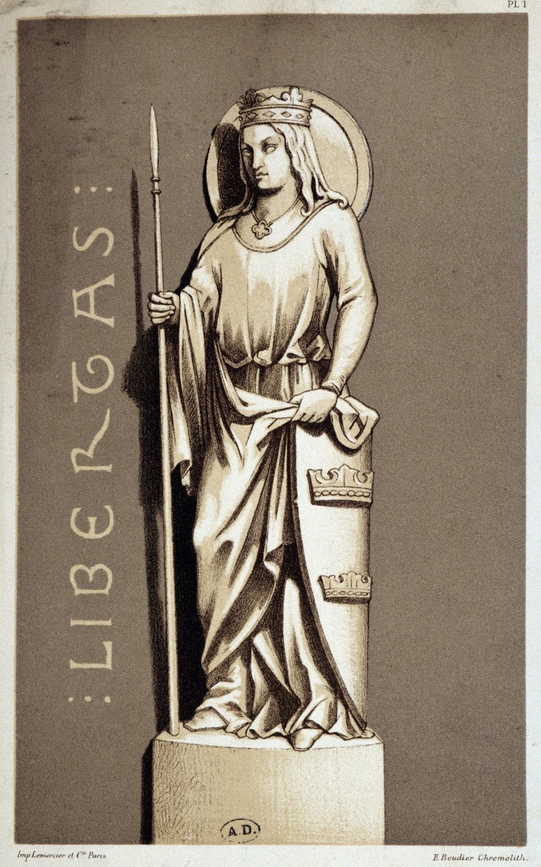 Standbeeld dat La Liberté de Chartres vertegenwoordigt door Unknown artist