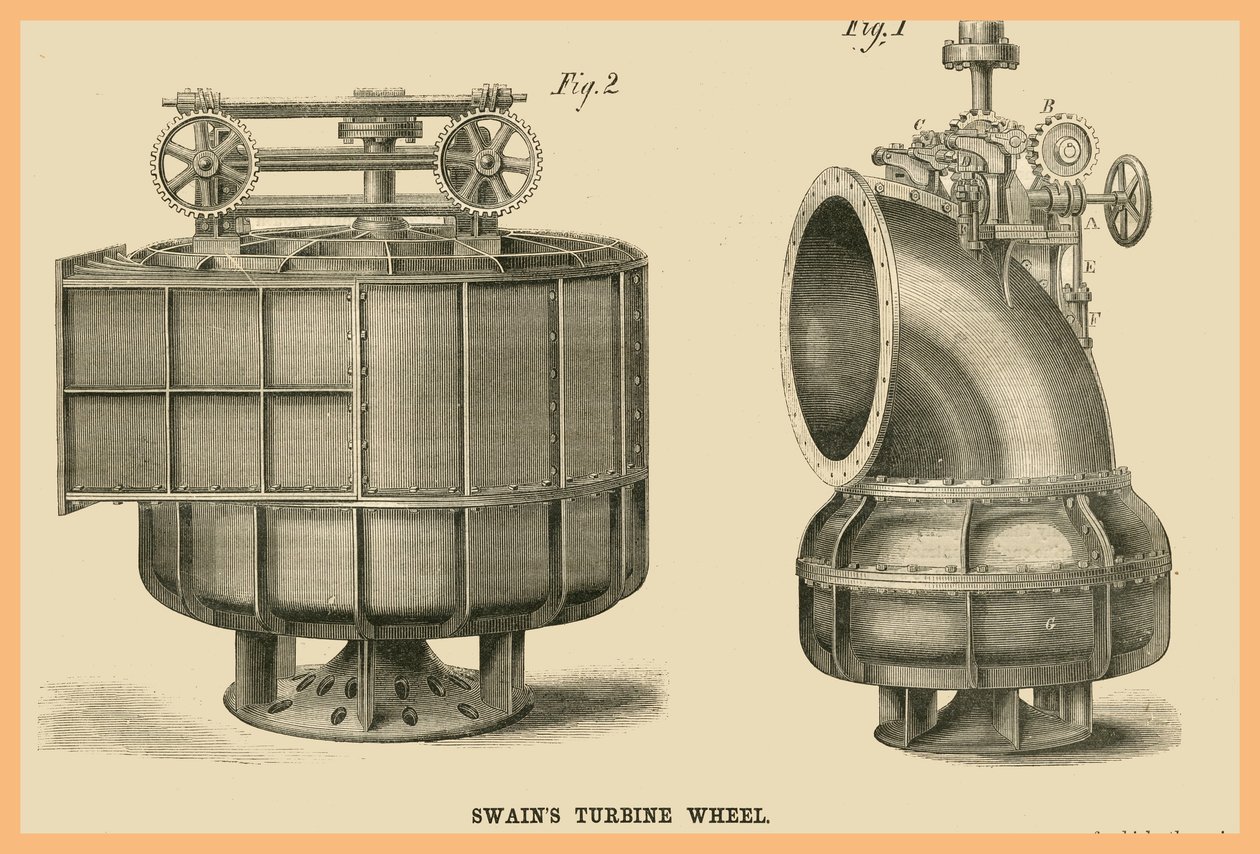 Swains Turbinewiel door Unknown Artist