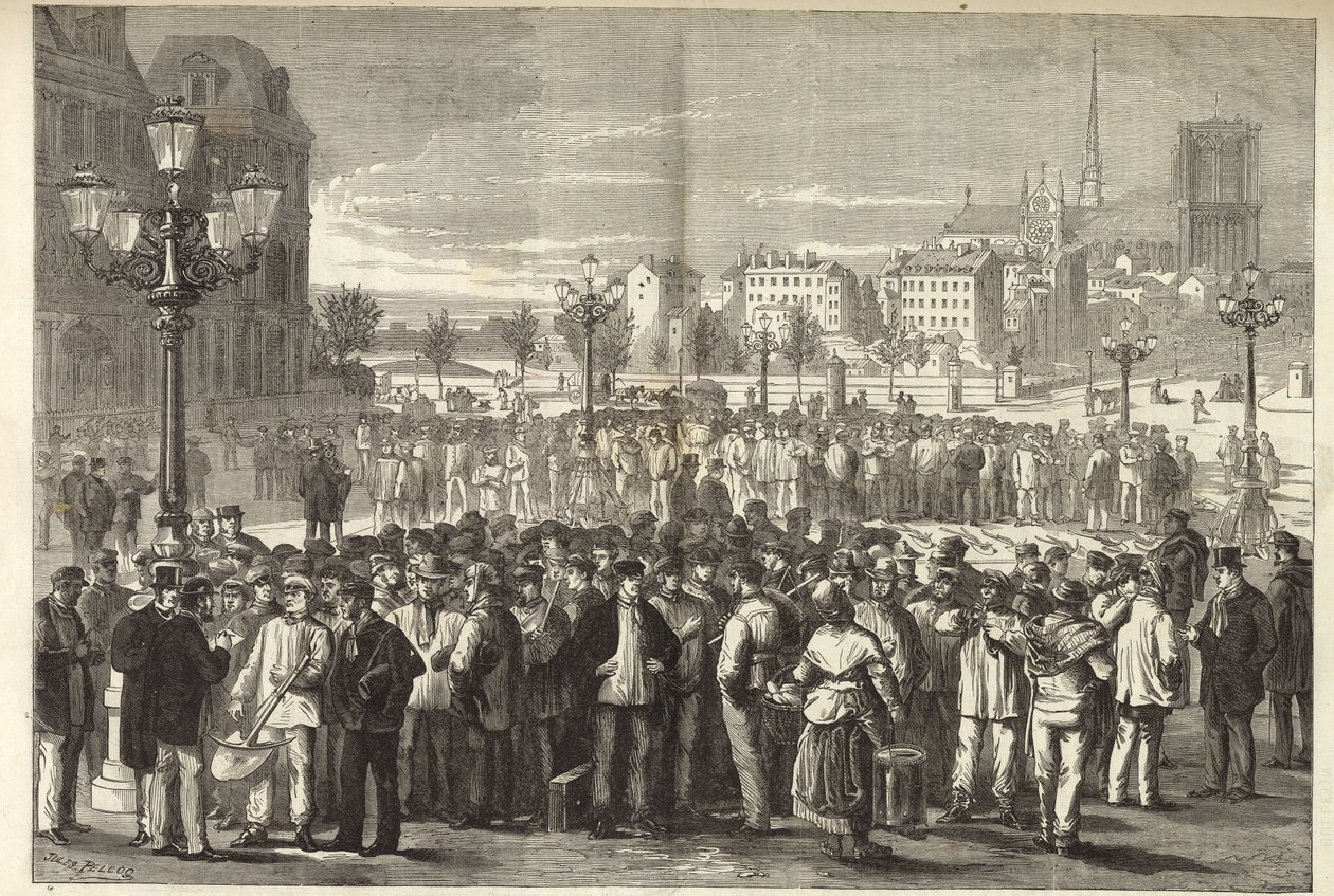 De metselaarsbeurs op het Place de l