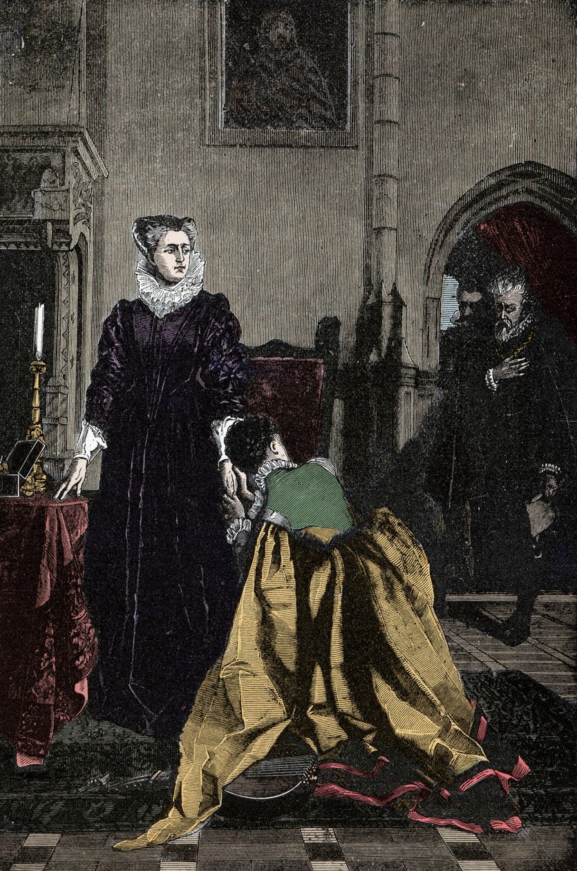 Het Doodvonnisboek voor Mary Stuart (Koningin van Schotland) door Unknown artist