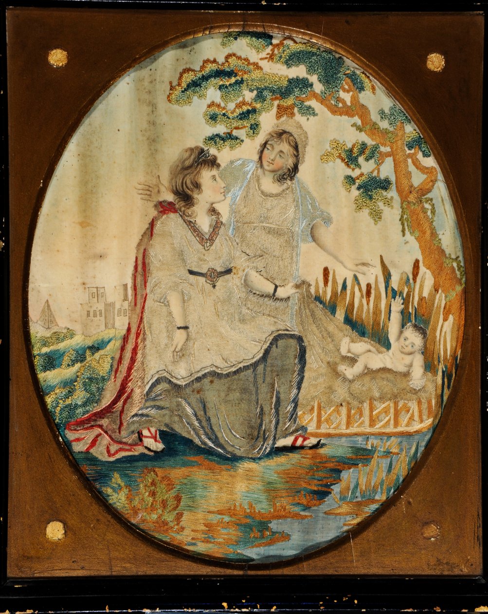 De ontdekking van Mozes door de dochter van de farao door Unknown artist