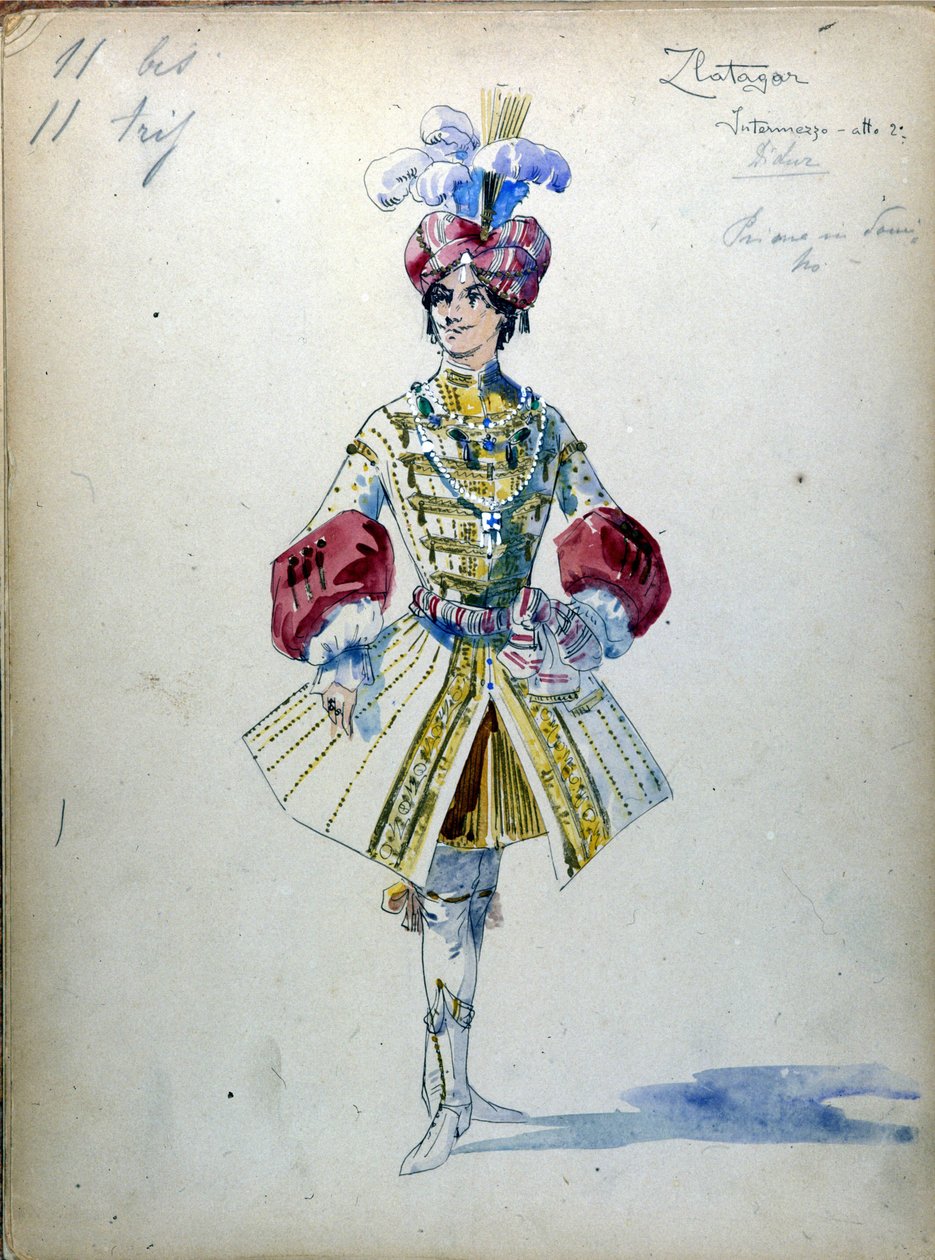 De Schoppenvrouw: Opera gecomponeerd in 1890 door Piotr of Petr Ilyich Tchaikovsky (of Tchaikowsky). door Unknown artist