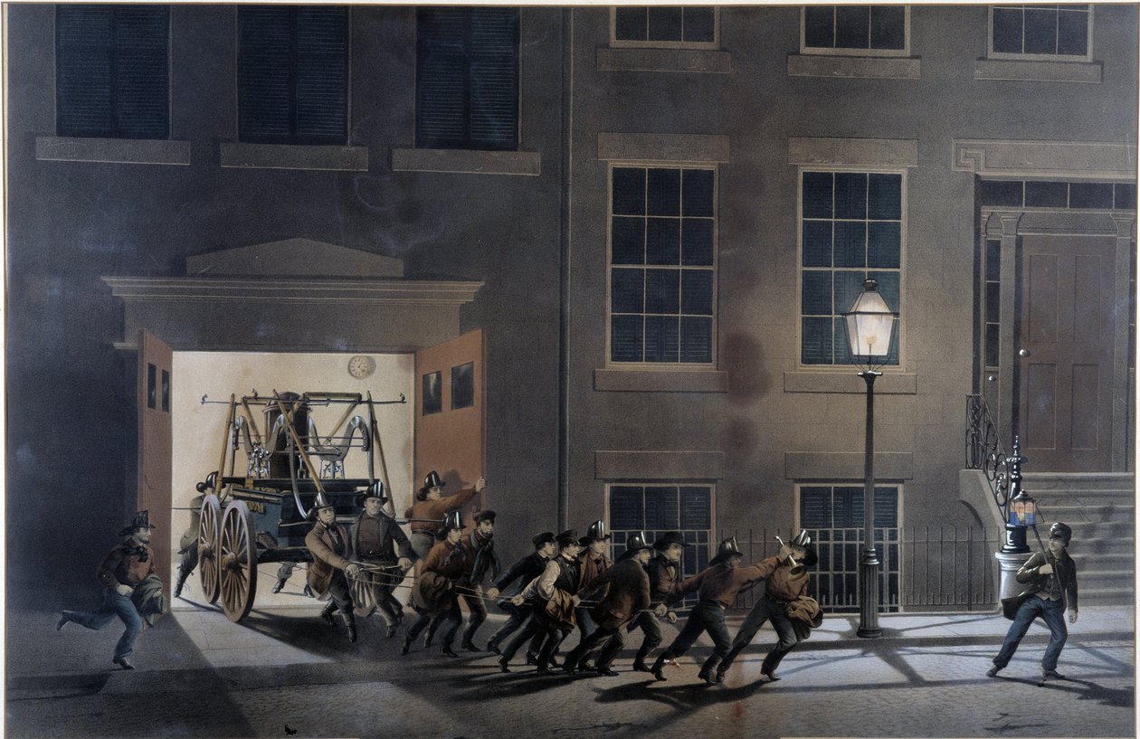 Het leven van een brandweerman, VS door Unknown artist