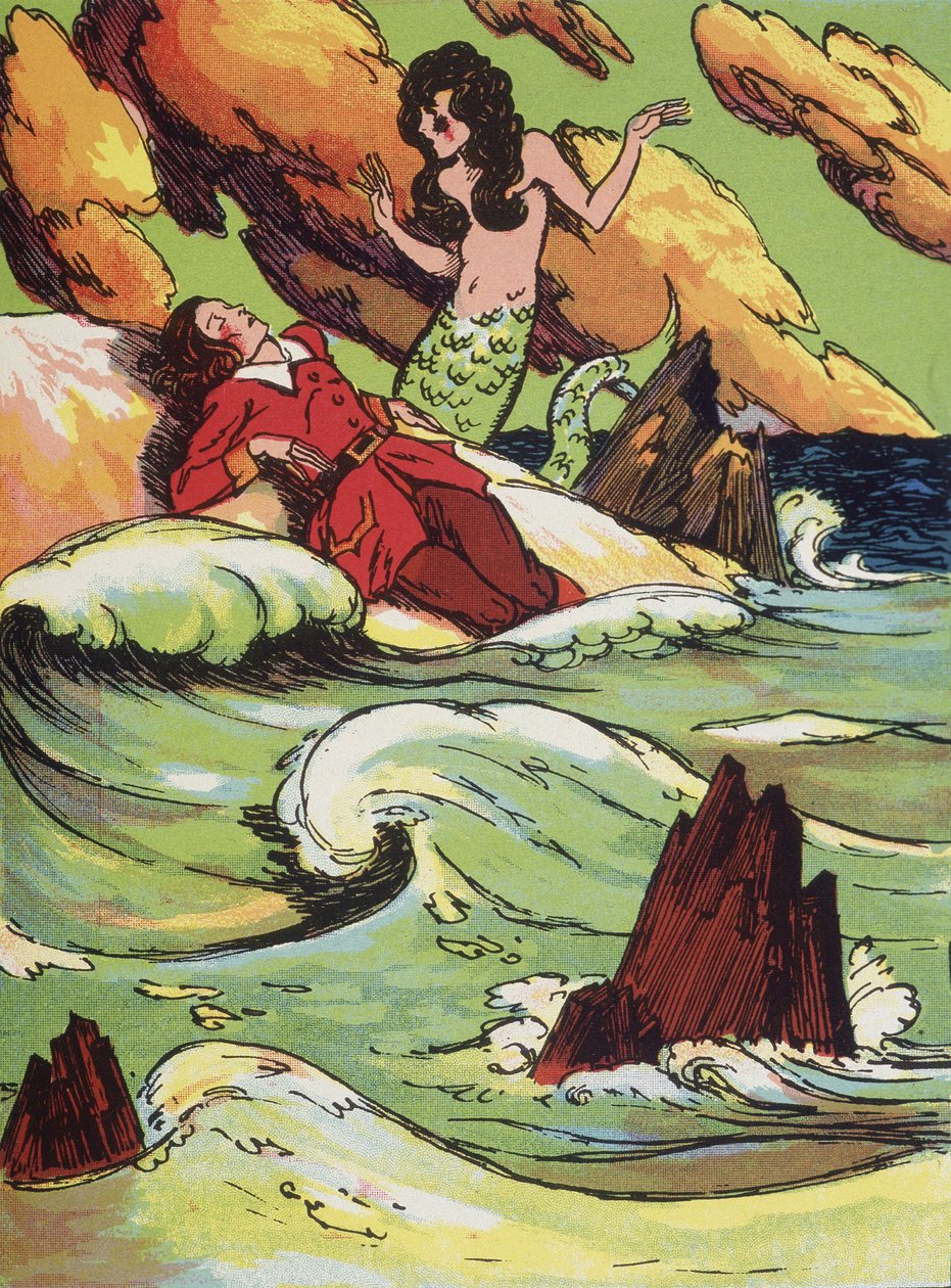 De Kleine Zeemeermin van Andersen door Unknown artist
