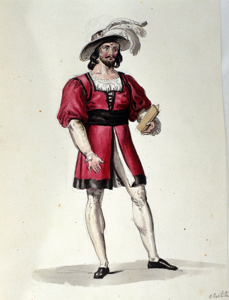 Het personage dat de Viriliteit vertolkt in het ballet 