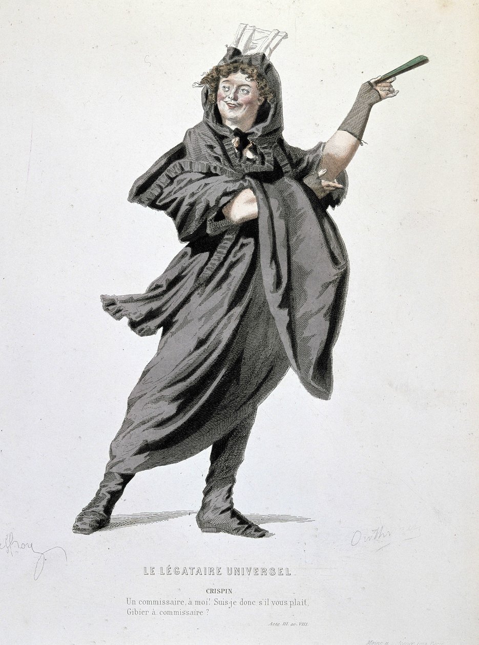 Het personage van Crispin in 