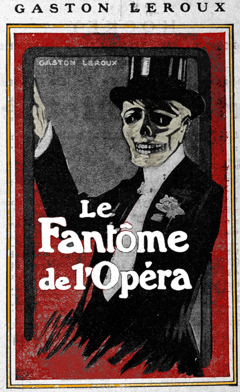 Het spook van de Opera door Gaston Leroux (1868 - 1927) door Unknown artist