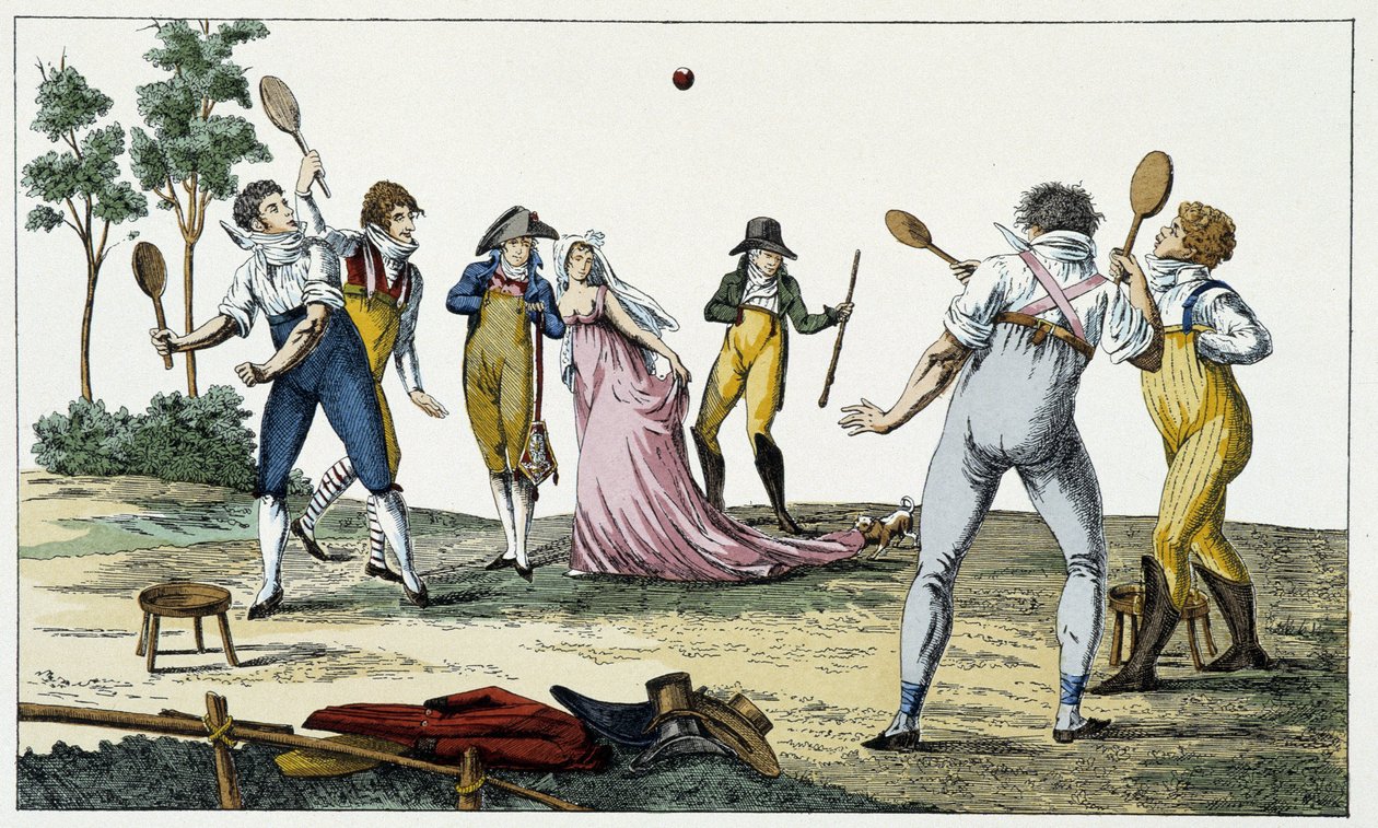 De lange palm - gravure, begin 19e eeuw door Unknown artist