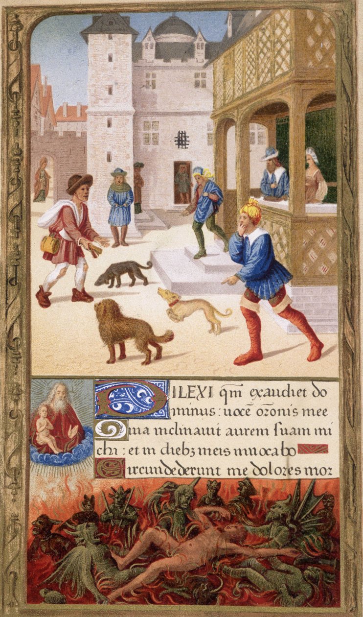 De pest, Frankrijk 16e eeuw door Unknown artist