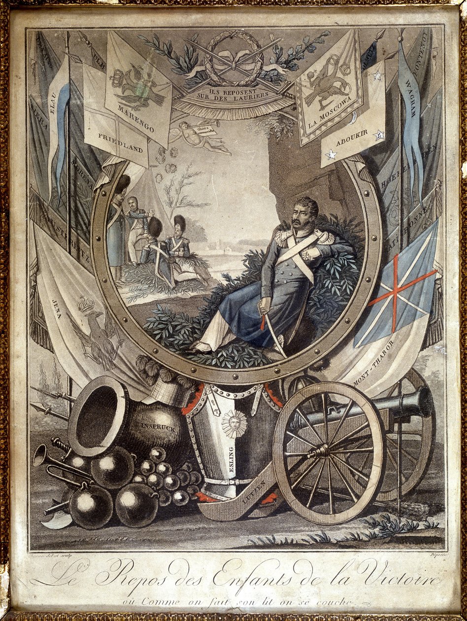 De rust van de kinderen van de Overwinning: allegorie over de soldaten van de Napoleontische Oorlog, 19e eeuw door Unknown artist