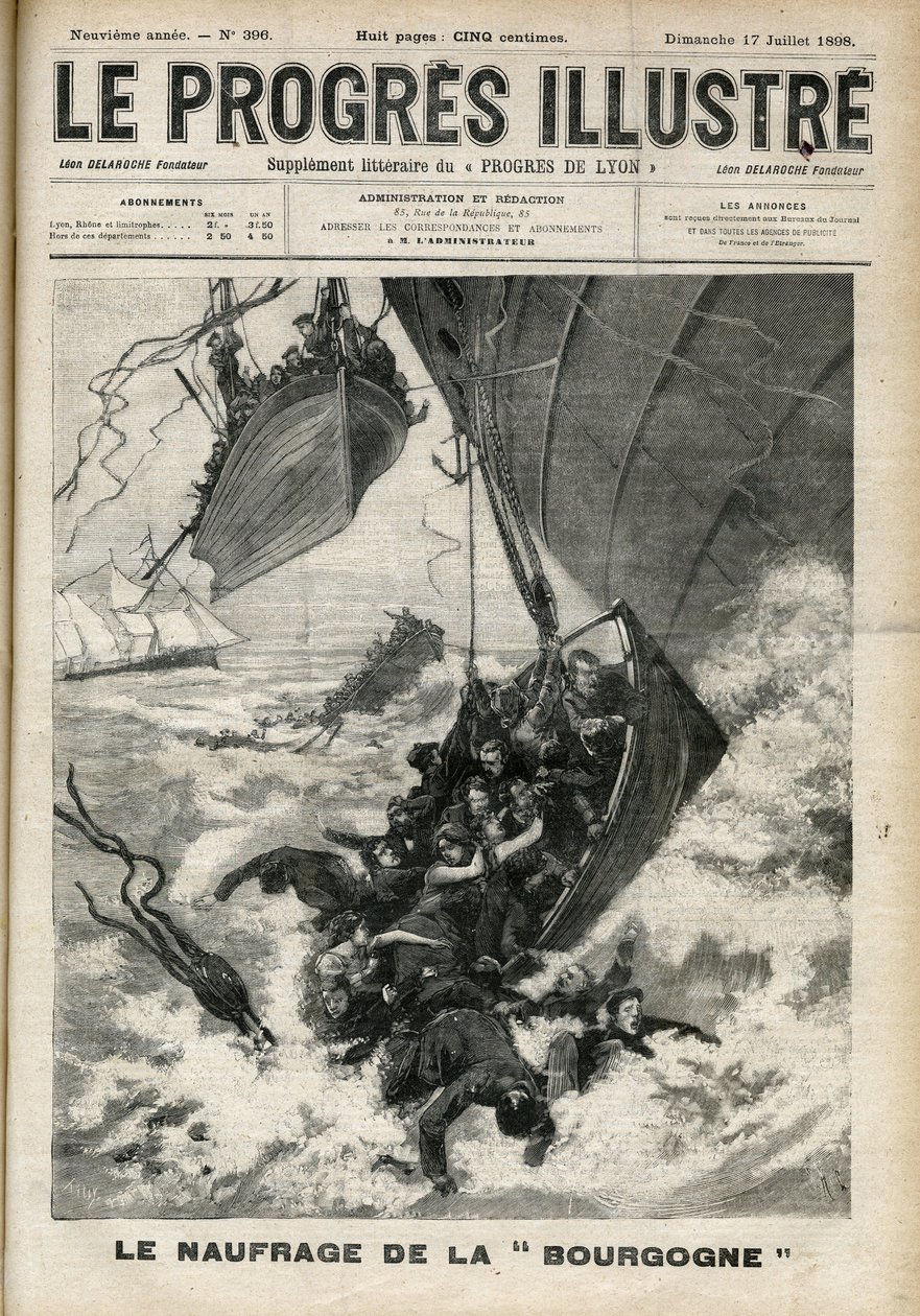 Het schipbreuk van de Transatlantische 