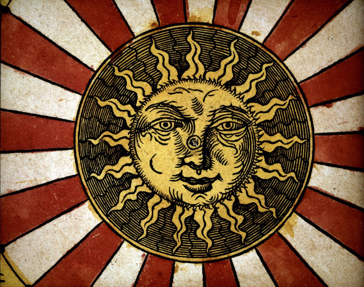 De zon - in 