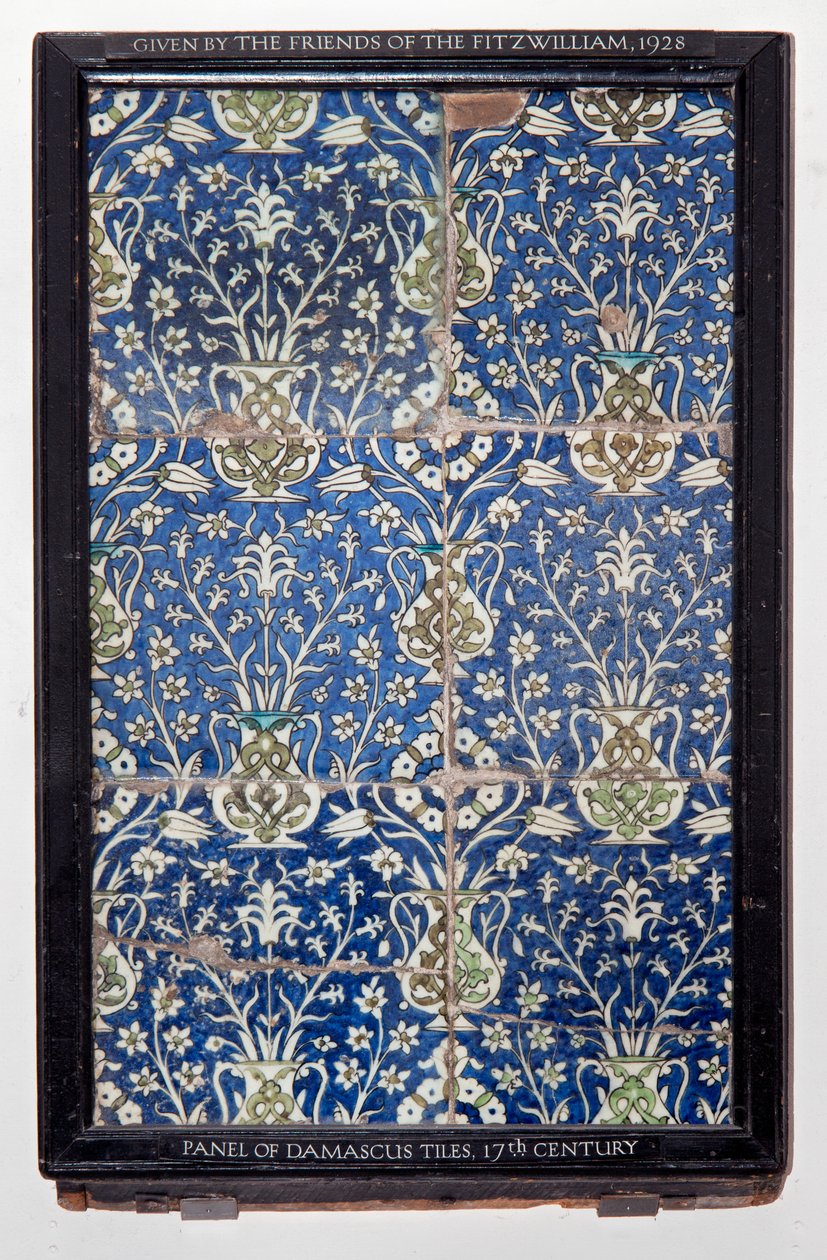 Tegelpaneel, ca. 1550-1699 door Unknown artist