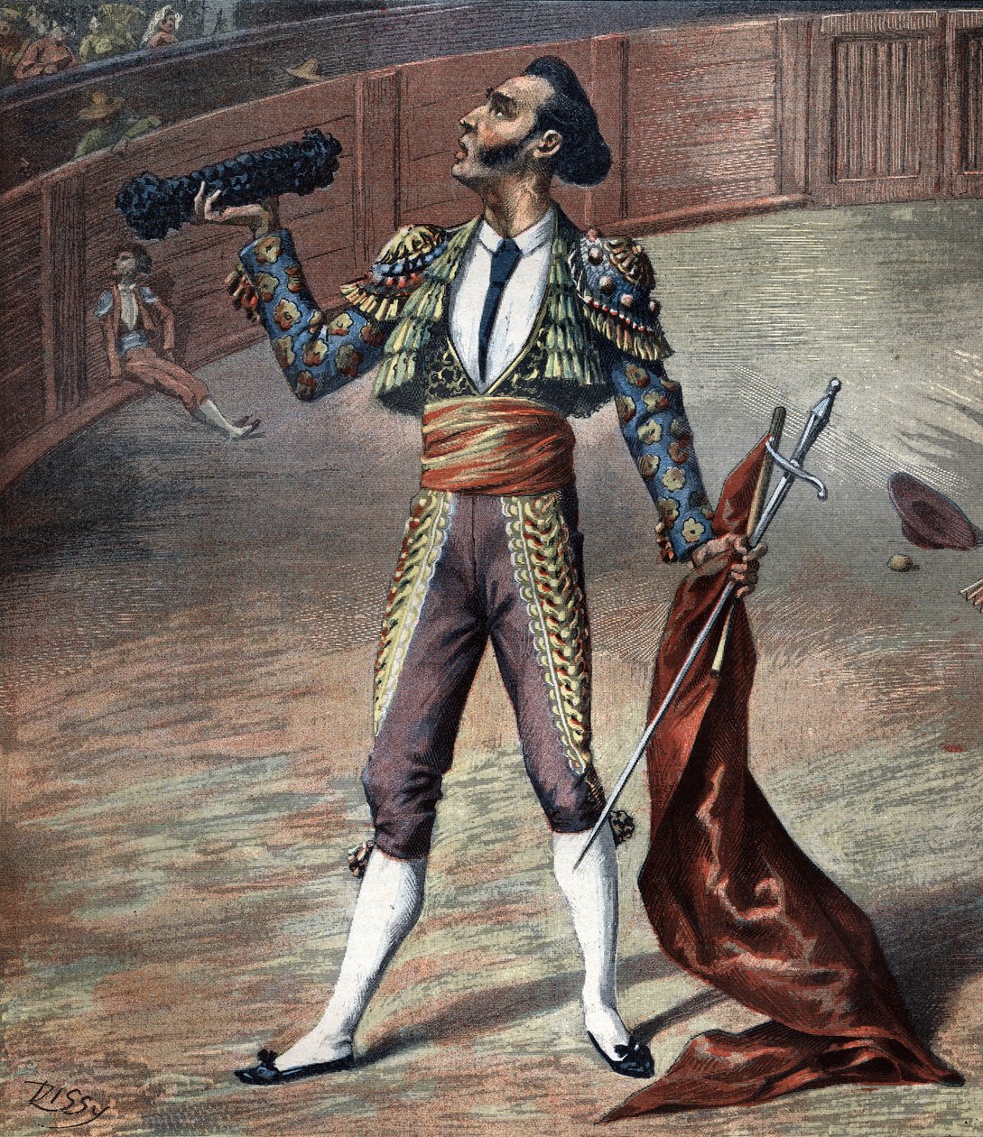 Toreador kostuum in 1892. door Unknown artist