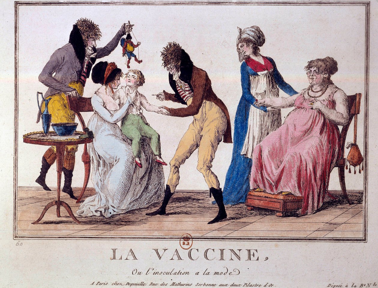 Vaccinatie of inenting is in de mode door Unknown artist
