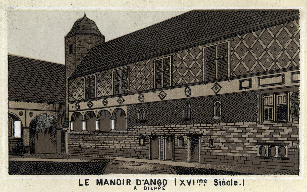 Uitzicht op Manoir d