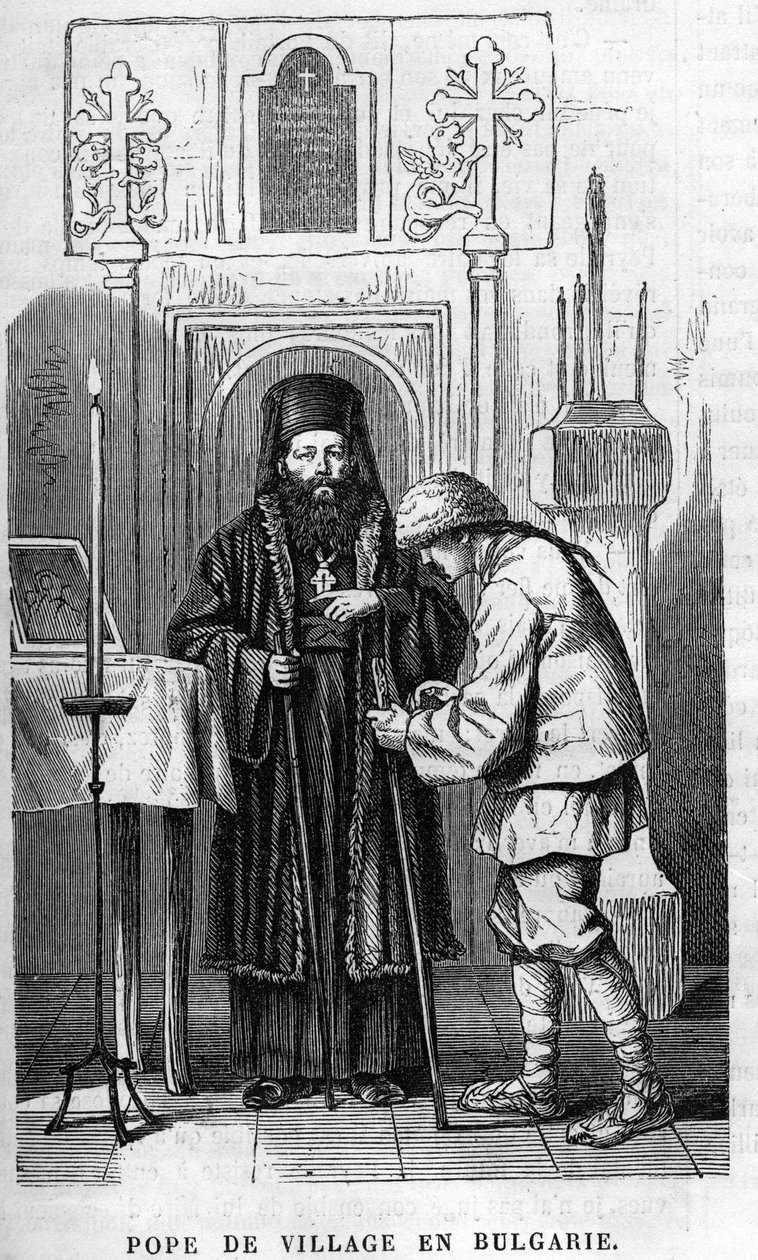 Dorp Pope in Bulgarije door Unknown artist