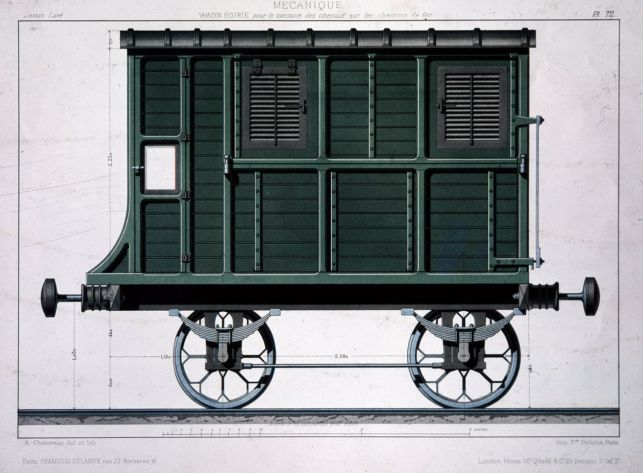 Western Railway Stalwagen door Unknown artist