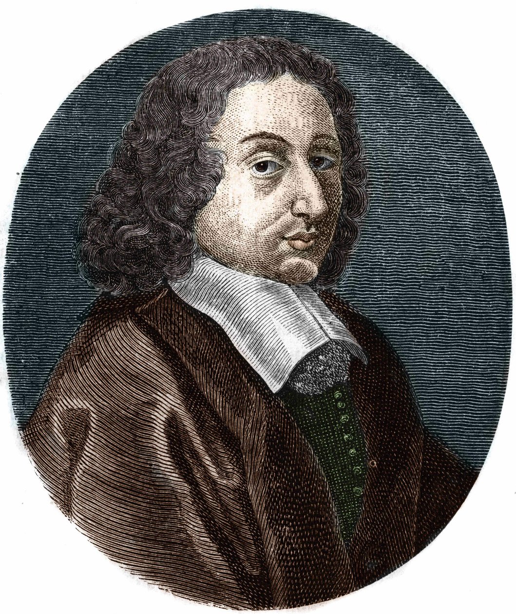 Portret van Blaise Pascal (1623-1662), Franse wiskundige, natuurkundige en schrijver. door Unknown artist