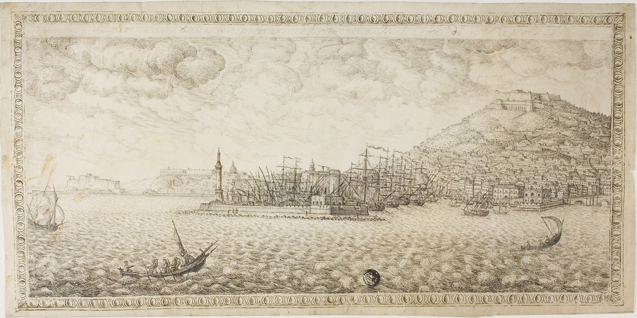 Haven van Napels door Unknown Italian