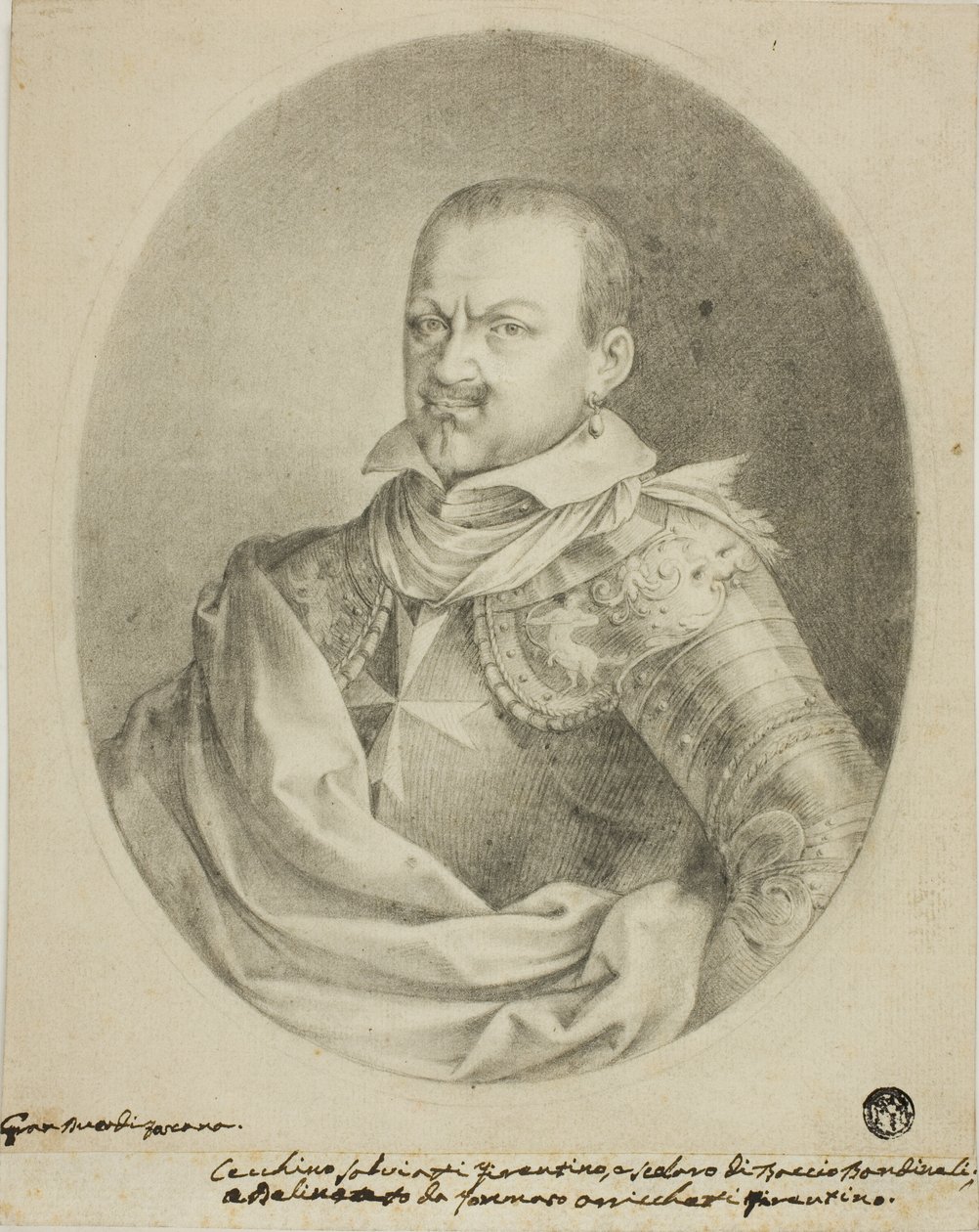 Portret van lid van de Medici-familie door Unknown Italian