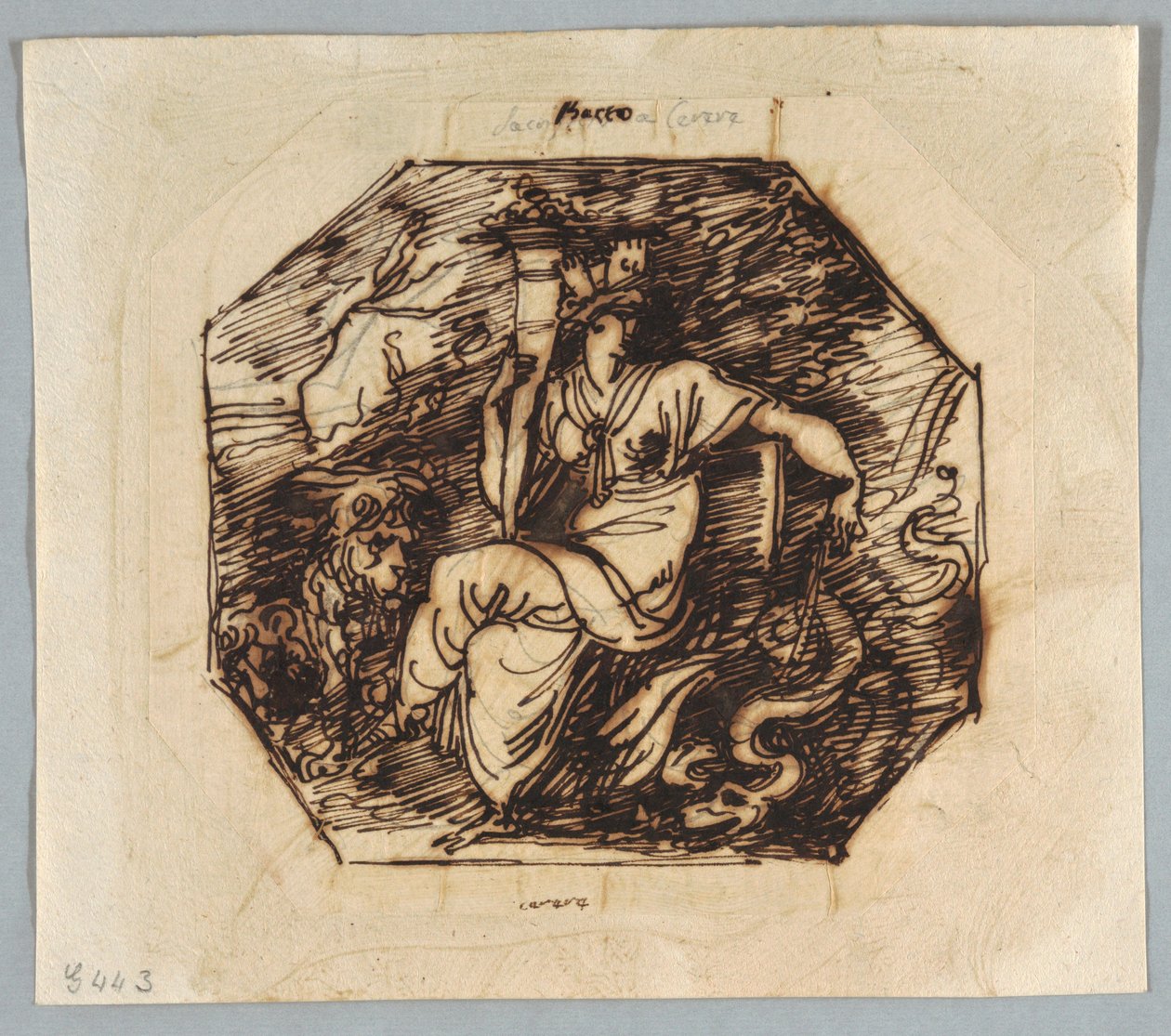Tekening, Ceres, ca. 1810 door Unknown artistUnknown artist