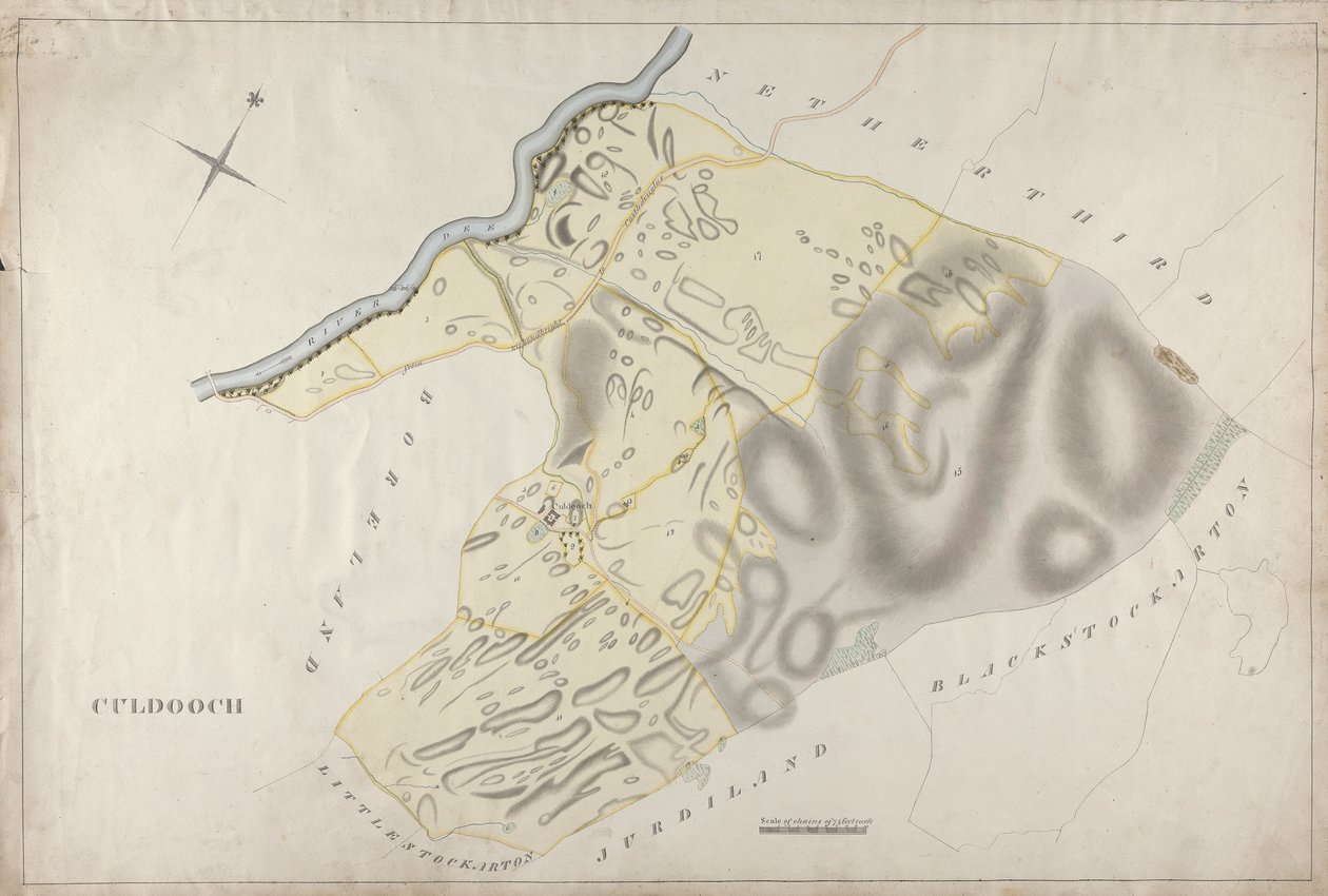 Een verzameling onderzoeken van Schotse landgoederen van de Graaf van Selkirk: Culdooch door Unknown artist