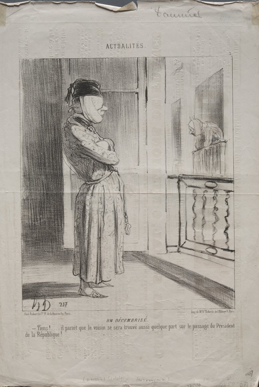 Actualiteiten, plaat 3: Een "decembrist" door Unknown artist