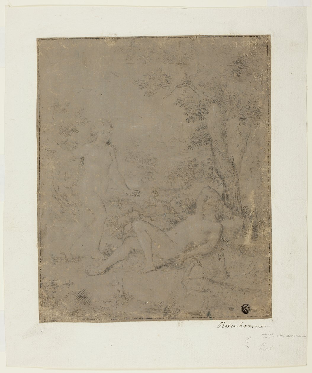 Adam en Eva door Unknown artist