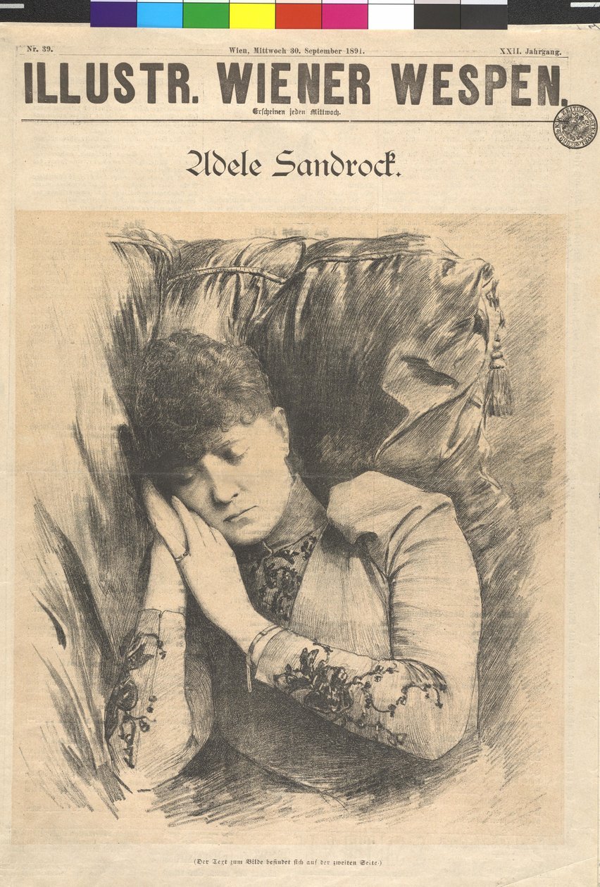 Adele Sandrock door Unknown artist