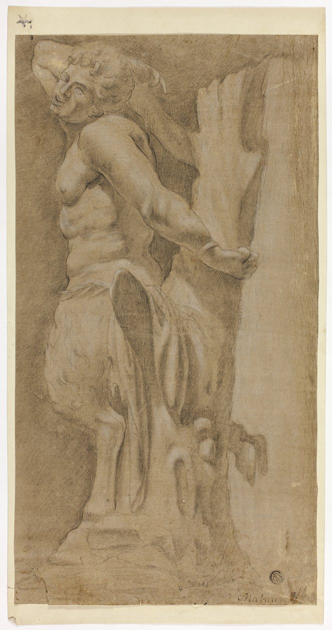 Na klassiek standbeeld van Marsyas door Unknown artist