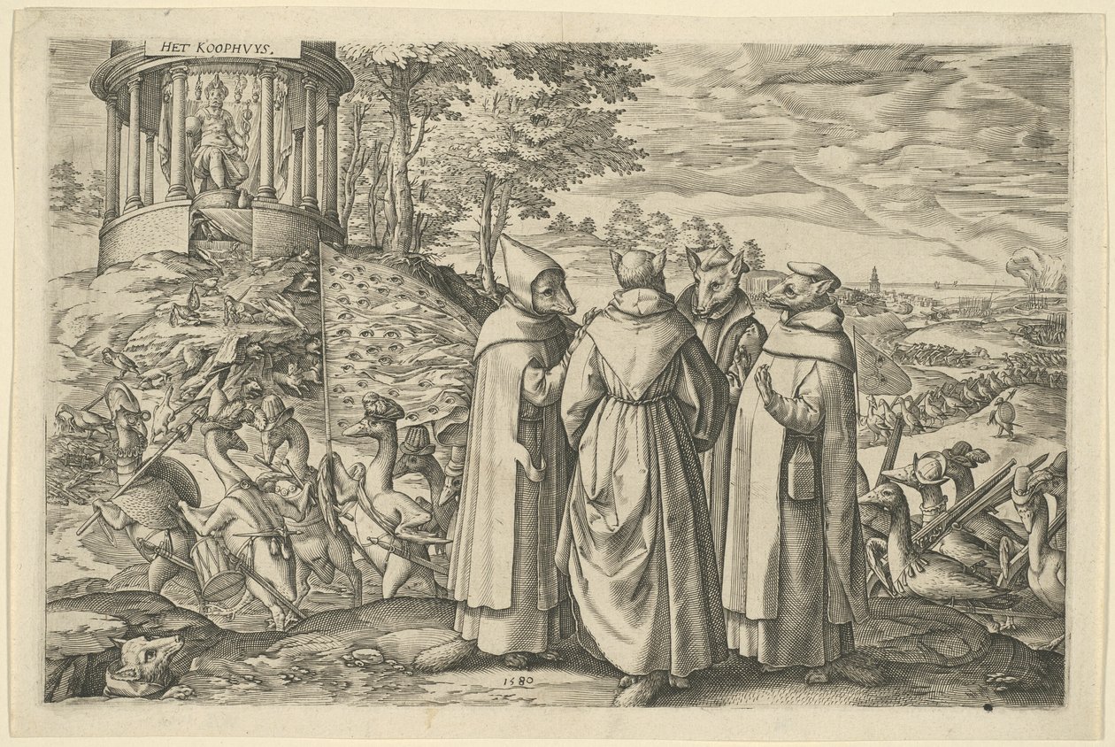 Allegorie op de nederlaag van de hertog van Alva bij Brielle door Unknown artist