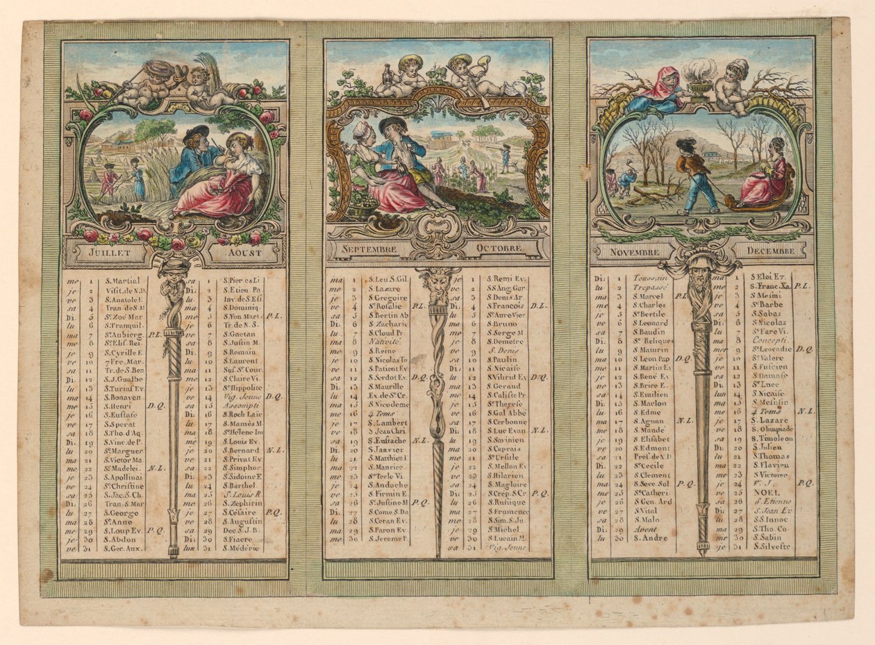 Almanak voor 1789 door Unknown artist