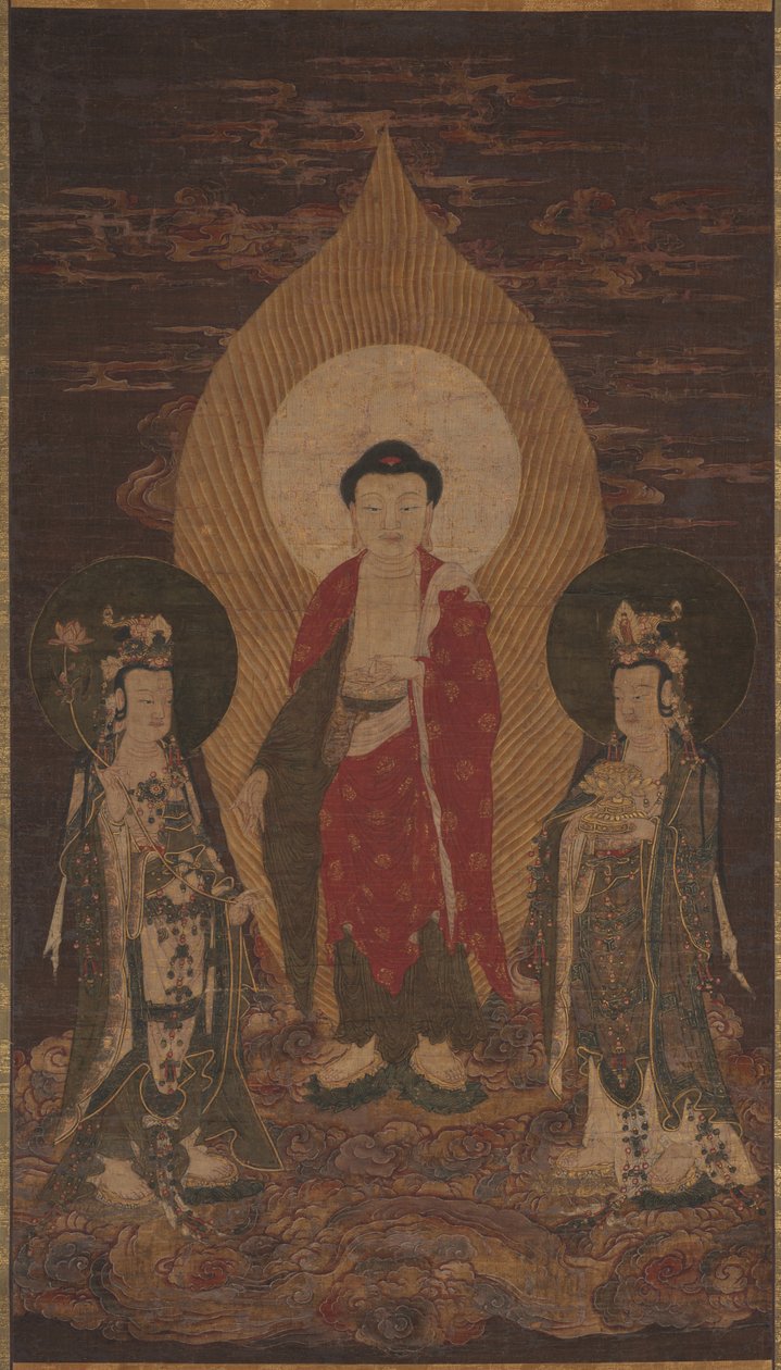 Amitābha Triade door Unknown artist