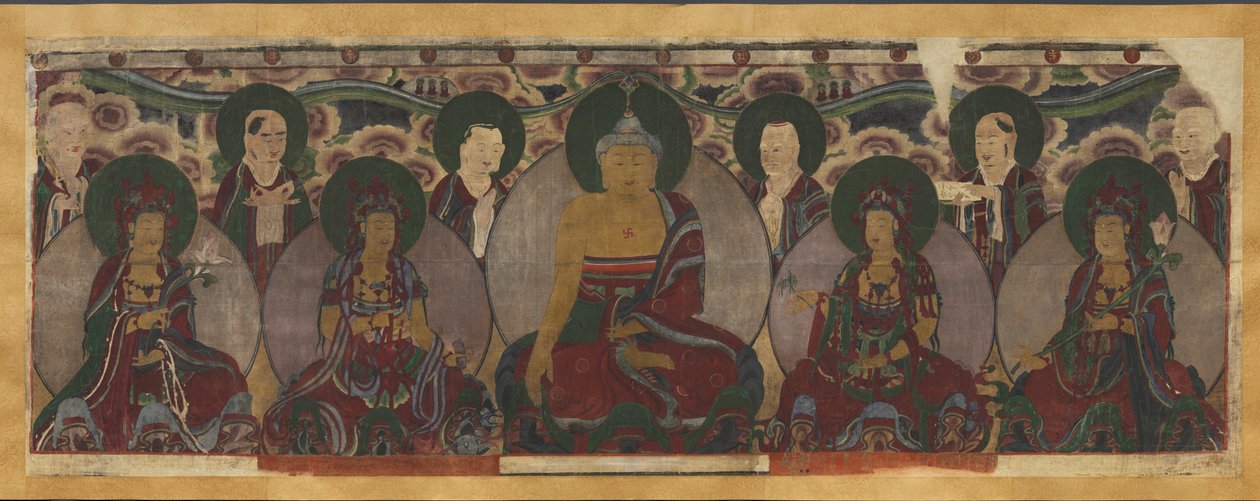 Vergadering van boeddhistische godheden door Unknown artist