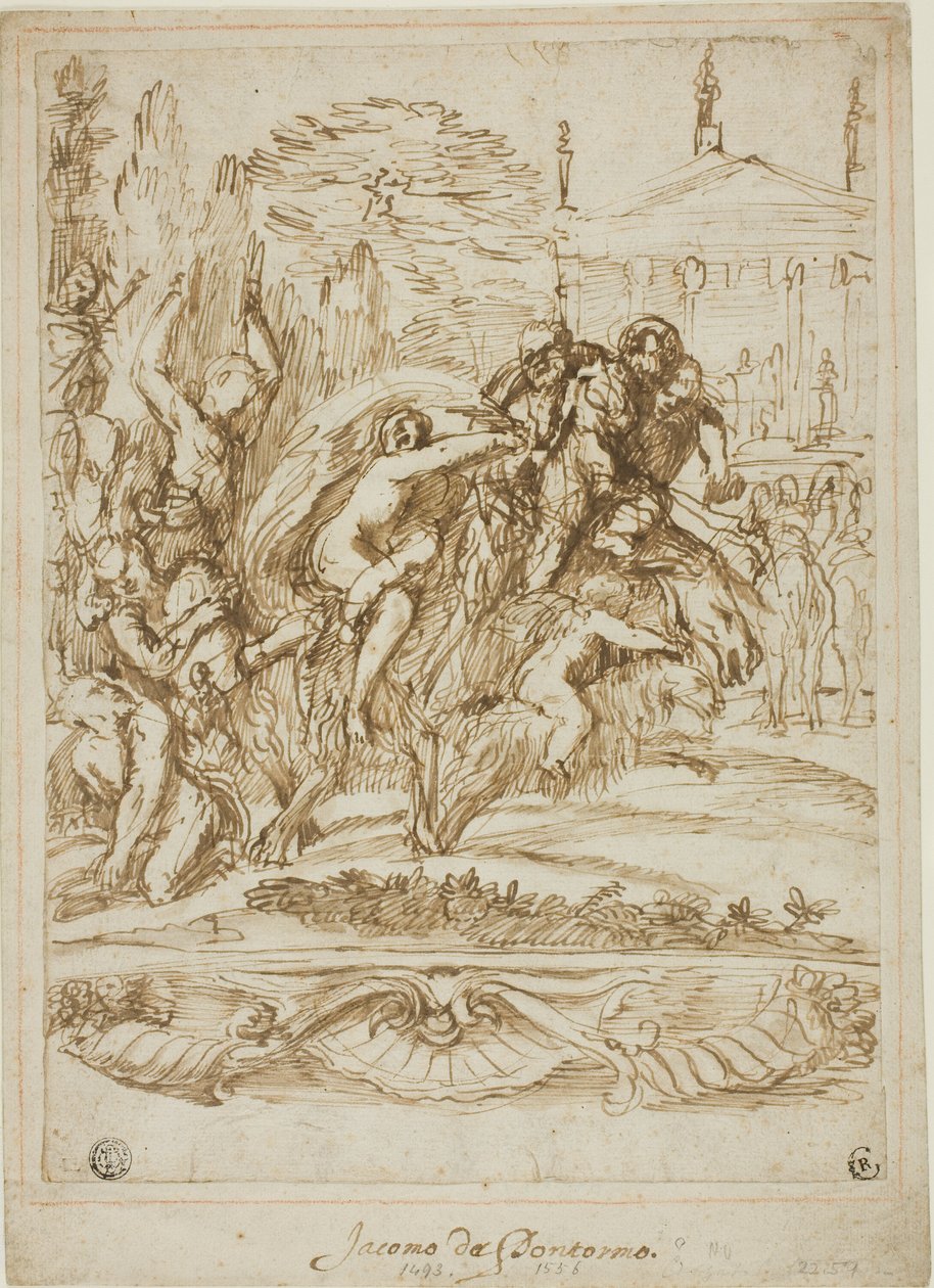Bacchanaal scène door Unknown artist