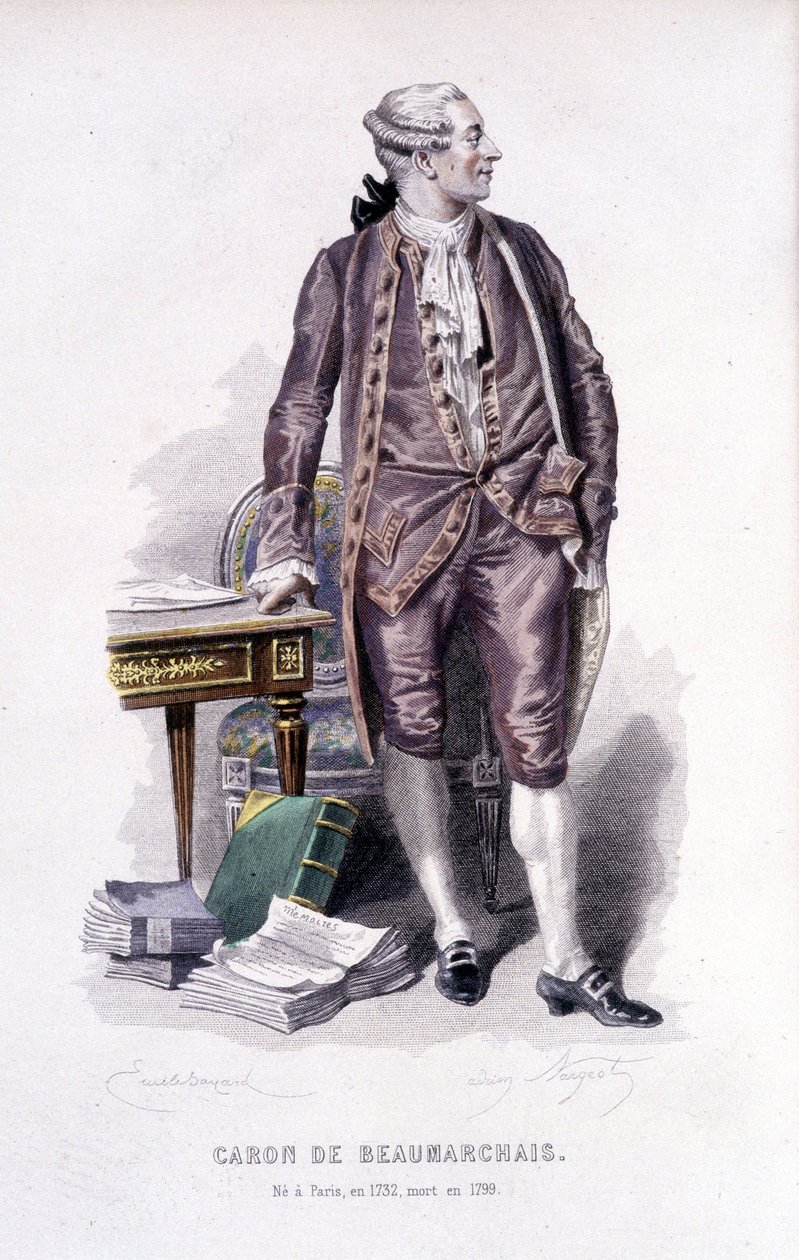Baron de Beaumarchais (1732-1799) door Unknown artist