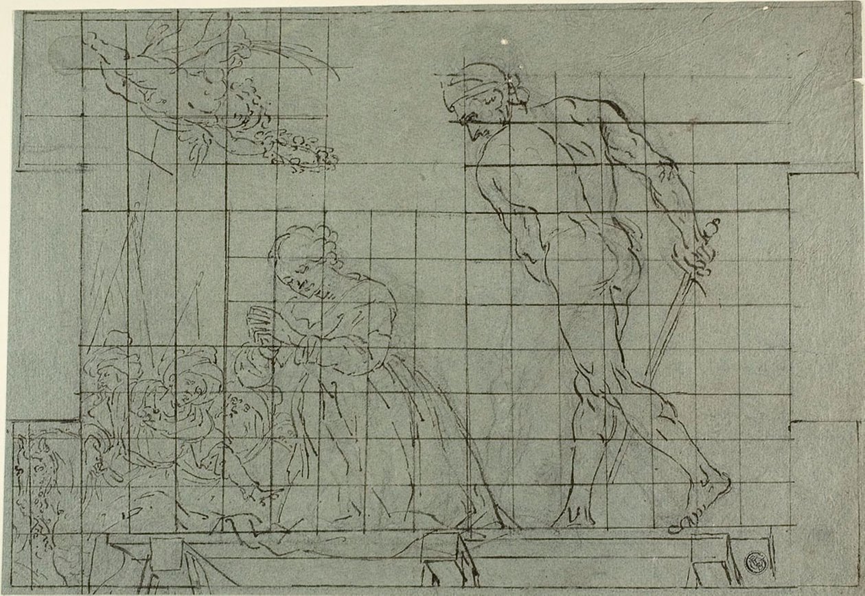Onthoofding van een Vrouwelijke Heilige door Unknown artist