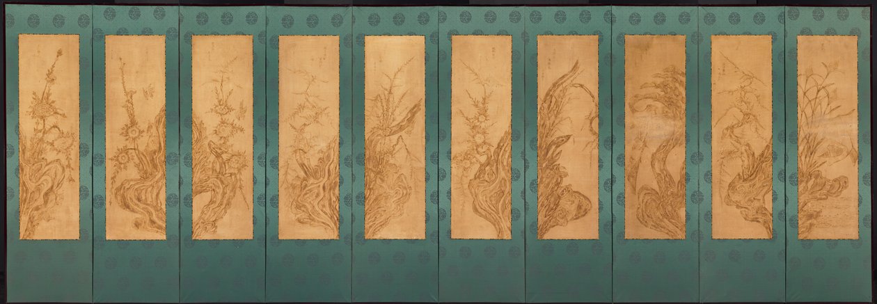 Vogels en Bloemen door Unknown artist