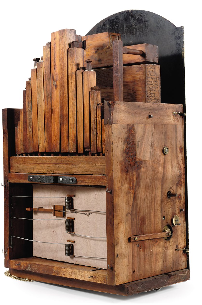 Zwarte Woud staande klok met orgel door Unknown artist