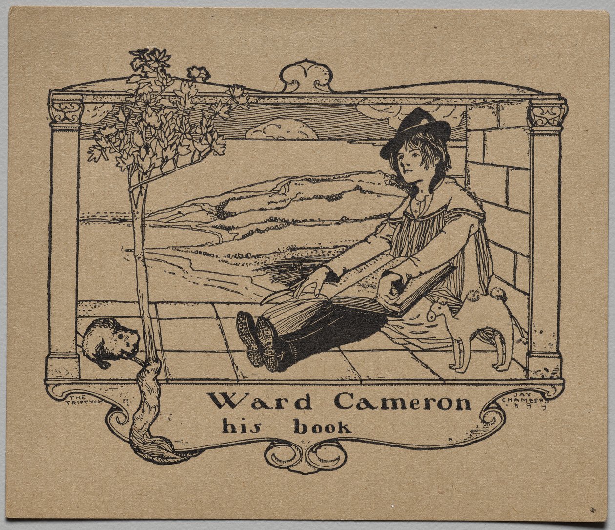 Boekplaat: Ward Cameron door Unknown artist