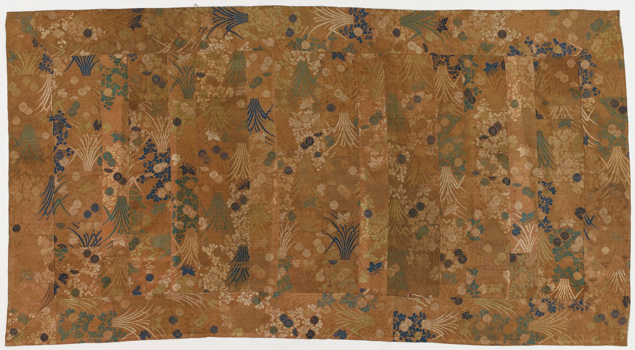 Boeddhistische monniksmantel, hermaakt van karaori Noh-jas door Unknown artist