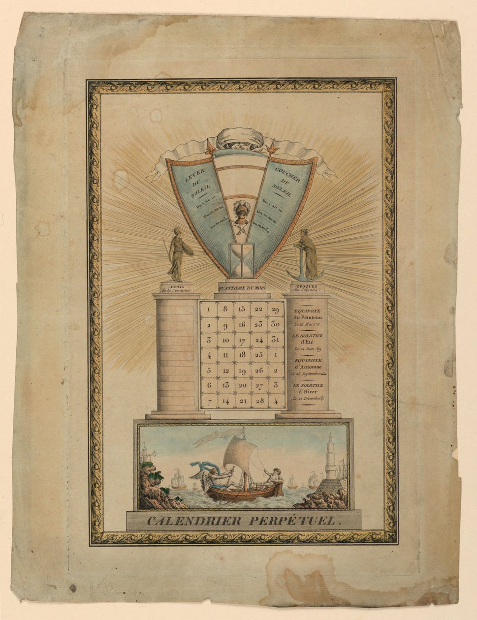 Perpetuele Kalender door Unknown artist