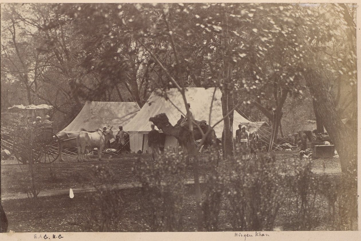 Camp Roorkee door Unknown artist